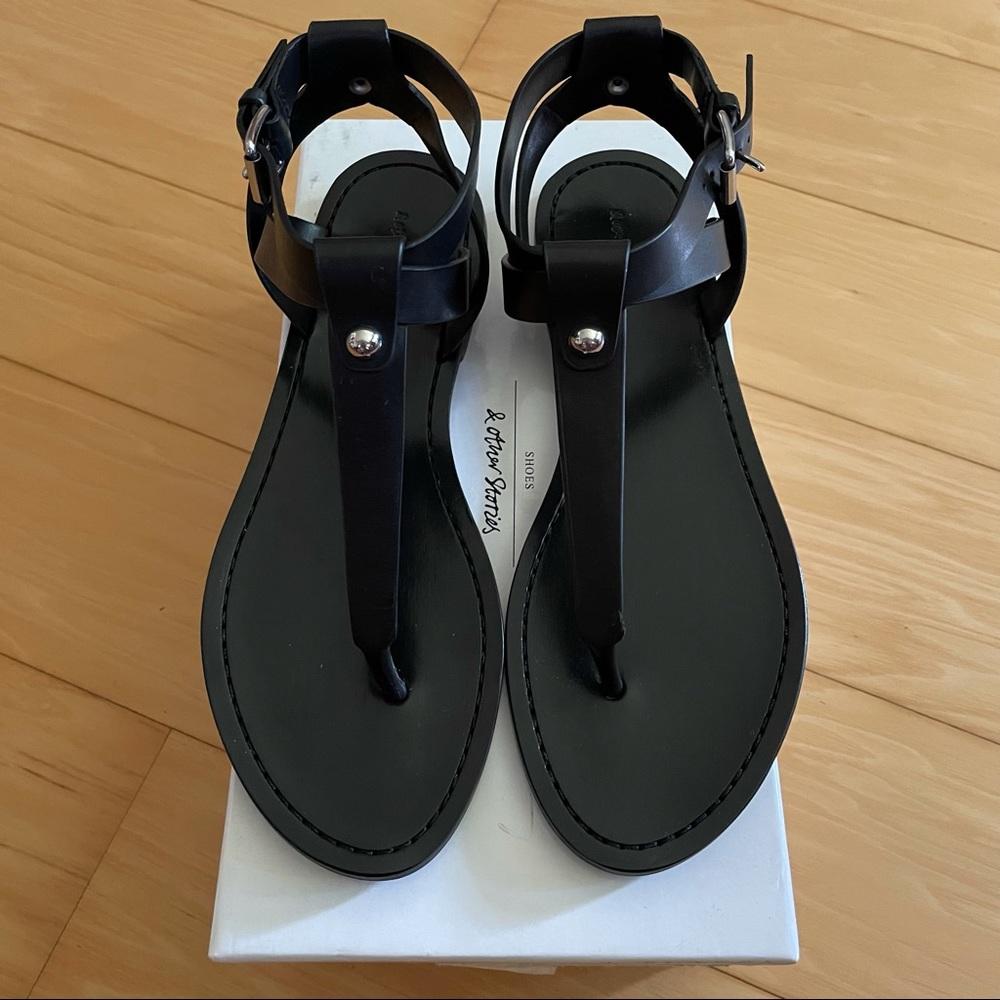 Brand New & Other Stories Leather Black Sandals